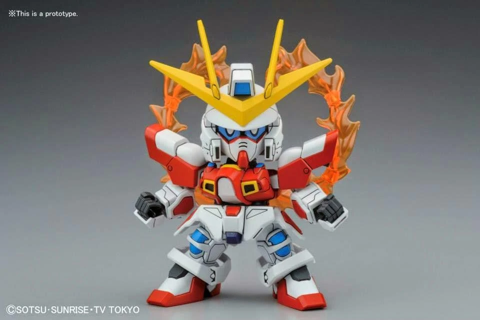 Bandai Hobby BB#396 SD Build Burning Gundam Model Kit 7 Bandai Hobby BB#396 SD Build Burning Gundam Model Kit - Image 5