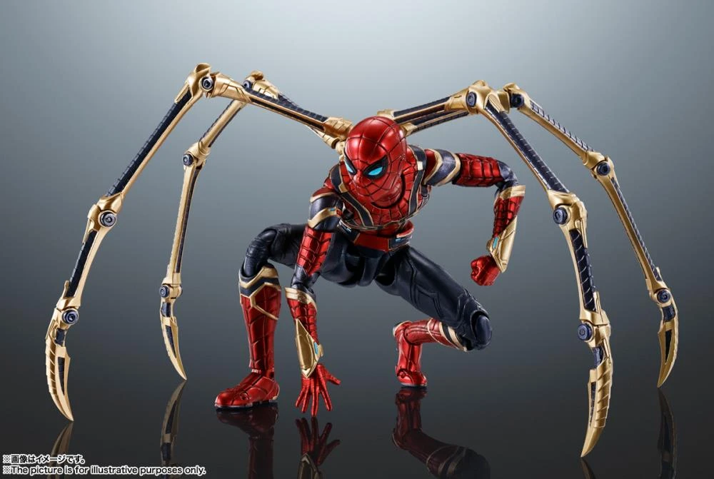 Bandai Spider-Man: No Way Home S.H.Figuarts Iron-Spider Figure 7 Bandai Spider-Man: No Way Home S.H.Figuarts Iron-Spider Figure - Image 5