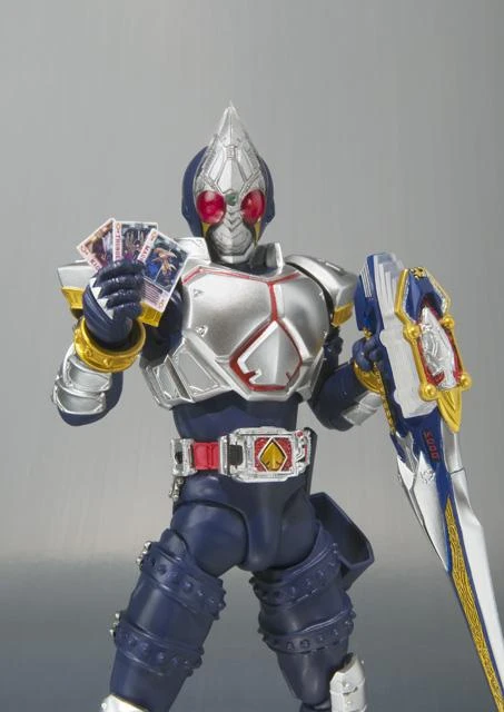 Bandai Kamen Rider S.H.Figuarts Heisei Riders Rising Project Vol. 1 Kamen Rider Blade (20 Kamen Rider Kicks Ver.) 4 Bandai Kamen Rider S.H.Figuarts Heisei Riders Rising Project Vol. 1 Kamen Rider Blade (20 Kamen Rider Kicks Ver.) - Image 2