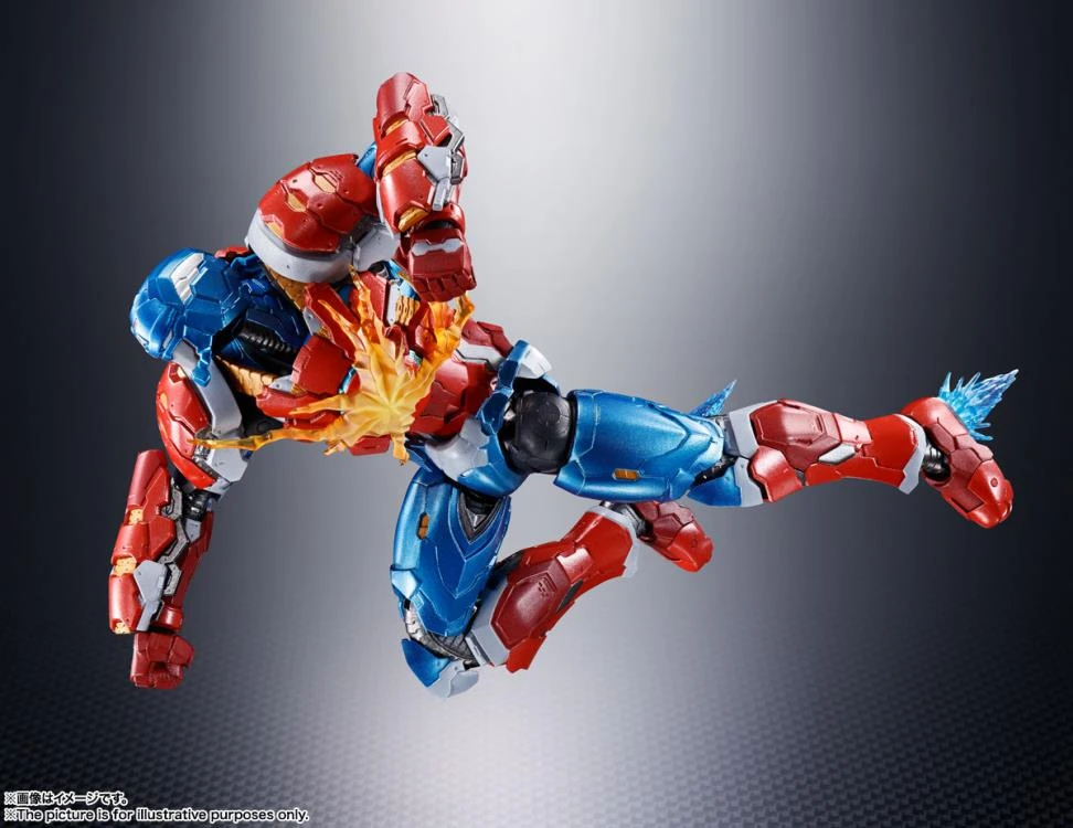 Bandai Tech-On Avengers S.H.Figuarts Tech-On Captain America 18 Bandai Tech-On Avengers S.H.Figuarts Tech-On Captain America - Image 16