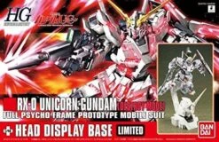 Bandai HGUC 1/144 #100 RX-0 Unicorn Gundam (Destroy Mode) + Unicorn Head 7 Bandai HGUC 1/144 #100 RX-0 Unicorn Gundam (Destroy Mode) + Unicorn Head -Bandai Sales Store 61CKTvpw bL
