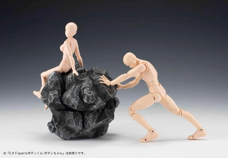 Bandai Tamashii Effect Rock (Gray) 4 Bandai Tamashii Effect Rock (Gray) - Image 2