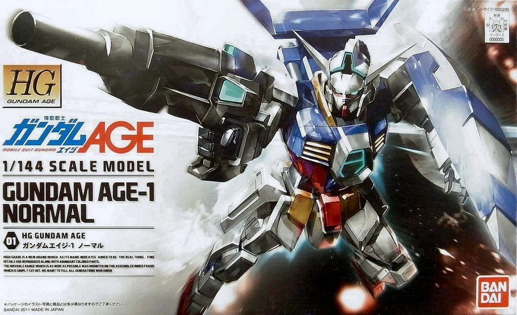 Bandai HGAGE 1/144 #01 Gundam AGE-1 Normal 4 Bandai HGAGE 1/144 #01 Gundam AGE-1 Normal - Image 2