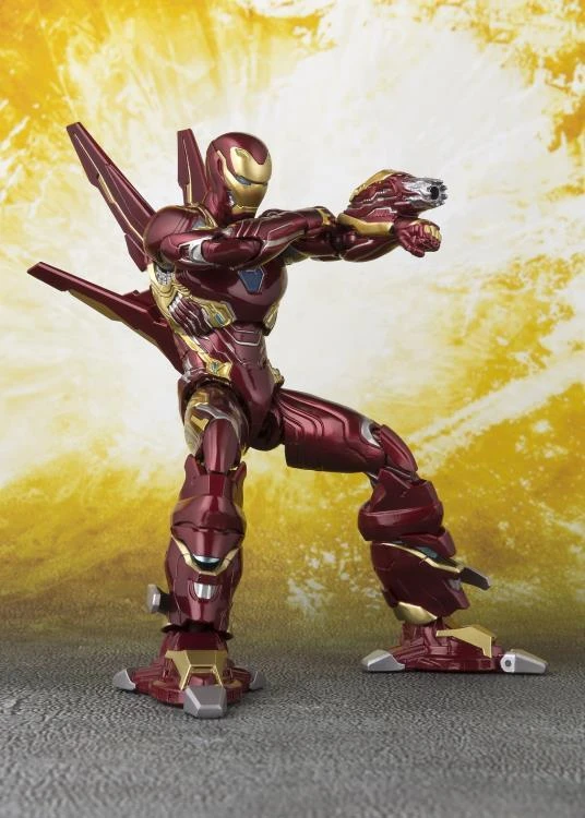 Bandai Avengers: Infinity War S.H.Figuarts Iron Man Mark L With Nano-Weapon Set 5 Bandai Avengers: Infinity War S.H.Figuarts Iron Man Mark L With Nano-Weapon Set - Image 3
