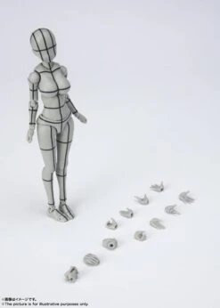 Bandai S.H.Figuarts Body-chan Kentaro Yabuki Wireframe (Gray Color Ver.) -Bandai Sales Store 8e3ce51e 6507 4064 b8fd 7092800848e7