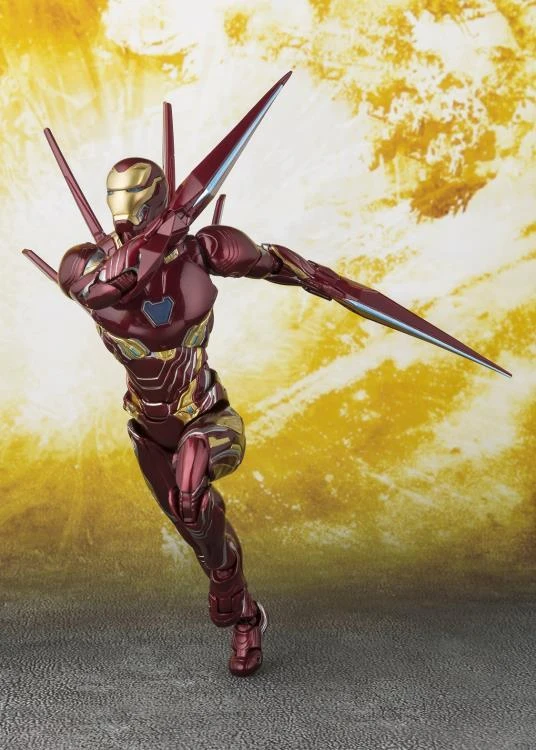 Bandai Avengers: Infinity War S.H.Figuarts Iron Man Mark L With Nano-Weapon Set 11 Bandai Avengers: Infinity War S.H.Figuarts Iron Man Mark L With Nano-Weapon Set - Image 9