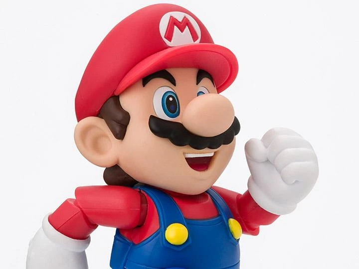 S.H.Figuarts Mario New Package Ver. Super Mario Brothers Action Figure Bandai 3 S.H.Figuarts Mario New Package Ver. Super Mario Brothers Action Figure Bandai